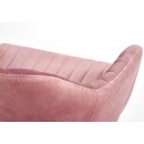 Кресло компьютерное HALMAR FRESCO розовый/черный